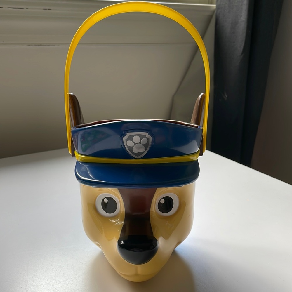 Paw patrol trick or treat Halloween pail Chase